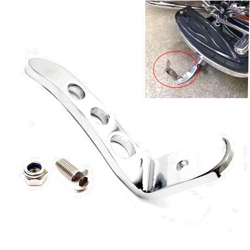HIYOYO Motorcycle Chrome Stand Kickstand Extension Kit Fit For 1991-2021 Harley Touring Road King Street Glide Electra Glide
