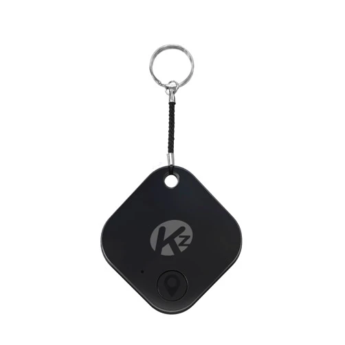 KZO Bluetooth Air Tracker Tag 1 Pack, iOS and Android Compatible, Find Nearby, Phone Finder, Loud Ring, Replaceable Battery, Suitable to Track Keys/Backpacks/Luggage/Suitcases, Black