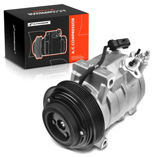 A-Premium Air Conditioner AC Compressor with Clutch Compatible with Jeep Grand Cherokee 2011-2020 & Dodge Charger 2011-2013, Durango 2011-2015, Challenger & Chrysler 300