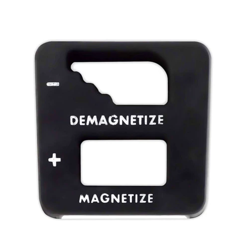 Katzco Black Precision Magnetizer and Demagnetizer - 1 Pack - for Screwdrivers, Screws, Drill Bits, Sockets, Nuts, Bolts, Nails, Drivers, Wrenches, Tweezers, and Other Steel Tools…