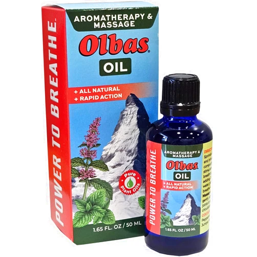 Olbas Oil Aromatherapy Inhalant and Aromatic Massage Oil, 1.65 Fl Oz
