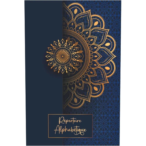 BMD FR PUBLISHING Répertoire Alphabétique: Carnet de Notes - 110 Pages en ordre alphabétique de A à Z ( 4 Pages pour chaque lettre ) En format pratique A5 - 15.24 x 22.86 cm - 01 (French Edition)