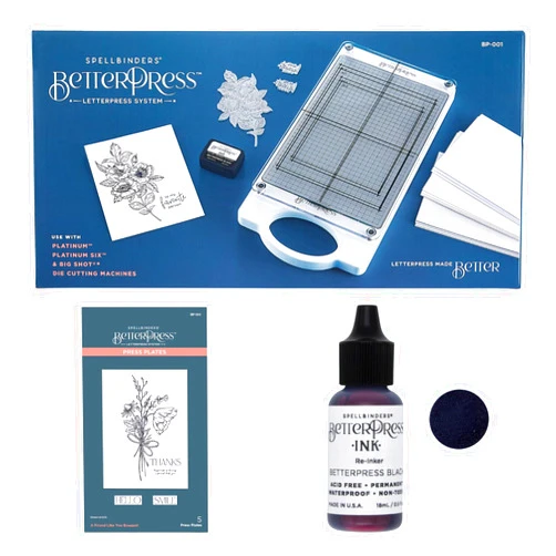 Spellbinders BetterPress Letterpress Machine/for Cardmaking and Paper Crafts/BP-001 (AMZ-028)