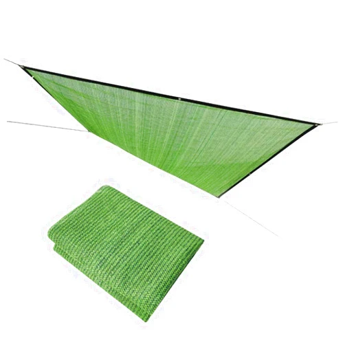 ALGFree-Shade Sails Outdoor Shade Net Sunscreen Anti-UV Sun Shade Sail Very Suitable for Patio Balcony Car Gardening Insulate Heat Color (Color : Green, Size : 0.6x1m)