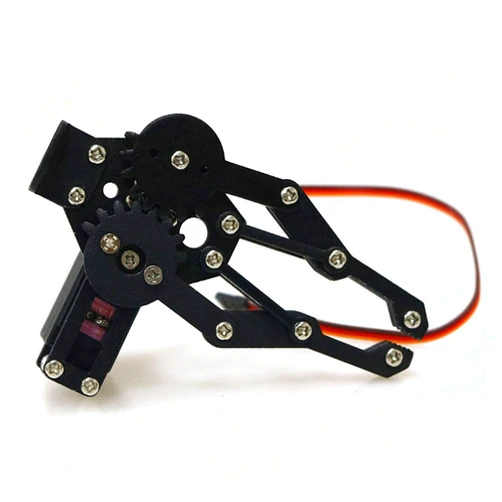 Swaytail Premium Metal Robot Mechanical Claw/Clamp Arm/Gripper with High Torque Servo, Robotics Part/Accessory Model for Arduino/Raspberry pi/Microbit to Clip/Carry, DIY AI ROS STEAM Education