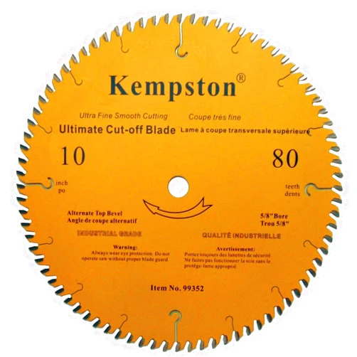 Kempston Corporation Kempston 99352 10-Inch by 80 Tooth Industrial Thick Kerf Ultimate Cut-Off Blade with 5/8-Inch Arbor