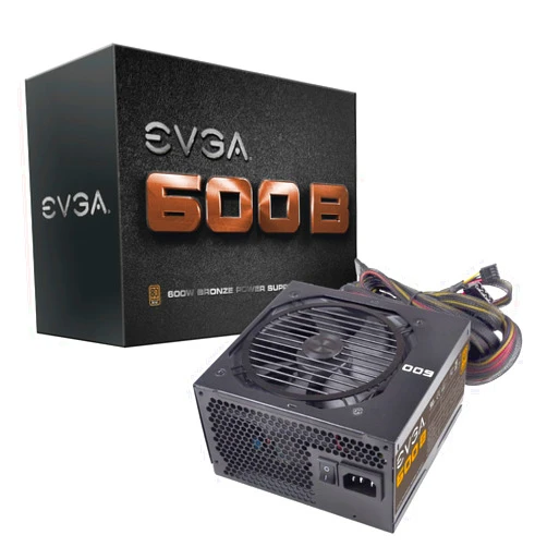 EVGA 600 B1, 80+ BRONZE 600W, 3 Year Warranty, Includes FREE Power On Self Tester, Power Supply 100-B1-0600-KR