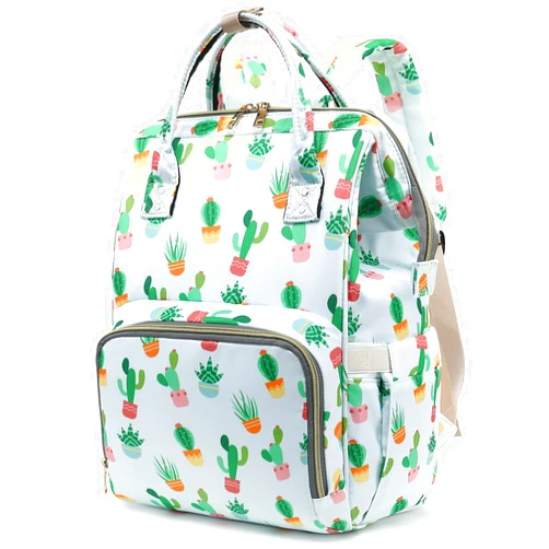 Xunteny Cactus Women Laptop Backpack, College School Backpack Bookbag 15.6 Inch Computer Backpacks for Work Business Travel