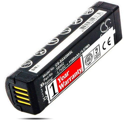 SHINEAR Battery Shure SB902 SB902A Battery Replacement for SHURE GLXD2 GLXD1 GLXD MXW2 GLX-D Digital Wireless Systems Battery (3.7V)