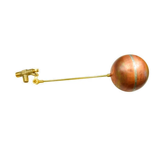 Robert Manufacturing R400-5 Series Bob Red Brass Float Valve Assembly with Stem, 3/4