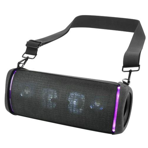 TXEsign Travel Carrying Case for Sony SRS-XB43 Extra BASS Wireless Speaker, EVA Case Replacement Protective Cover w Shoulder Strap for Sony Speaker (Black)