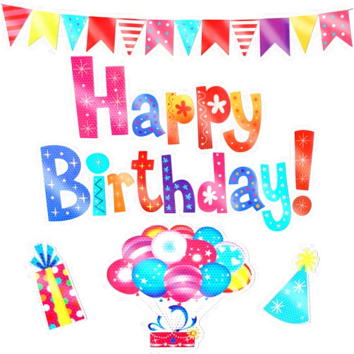 Frienda 29 Pieces Happy Birthday Magnets for Car Parade and Cruise Door Reflective Automotive Birthday Decorations Colorful Balloon Magnets for Cars Refrigerator Metal Surface Decoration