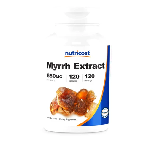 Nutricost Myrrh Exract Capsules 650 MG, 120 Capsules - Gluten Free, Vegetarian, Non-GMO
