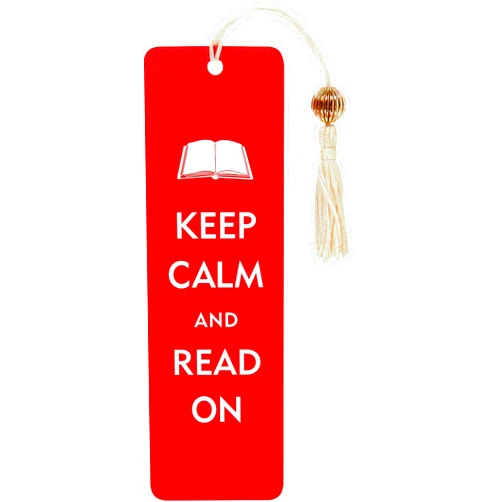 By Peter Pauper Press (Author) Keep Calm & Read On Beaded Bookmark