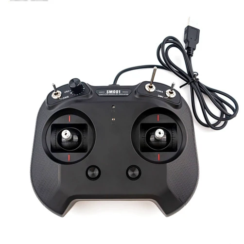 Fms FS-SM001 New RC Flight Simulator Controller 8-CH RC Airplane Simulator Supports a Variety of Flight Simulation Software for Airplane Real Flight simulators