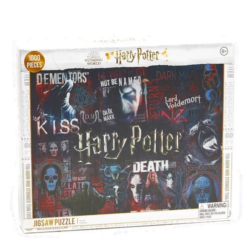 Paladone Harry Potter Dark Arts 1000 Piece Jigsaw Puzzle, featuring Voldemort and Death Eaters - 30