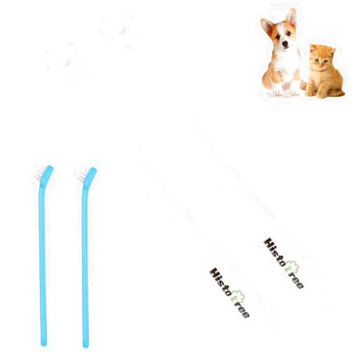 JGocot Dog Toothbrush, Cat Toothbrush|Mini Head|Micro Nano Bristle|Ultra Soft Pet Toothbrush for Sensitive Gum, Dog Dental Care Kit for Puppy,Kitten,Cats&Small Breed Dogs