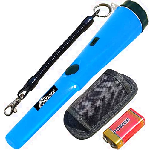 Koshore Metal Detector Pointer,Full Waterproof Metal Detectors 360 Degree Search Treasure Finder with High Sensitivity for All Kinds of Pinpointing Metal Detector for Adults and Kids- Blue
