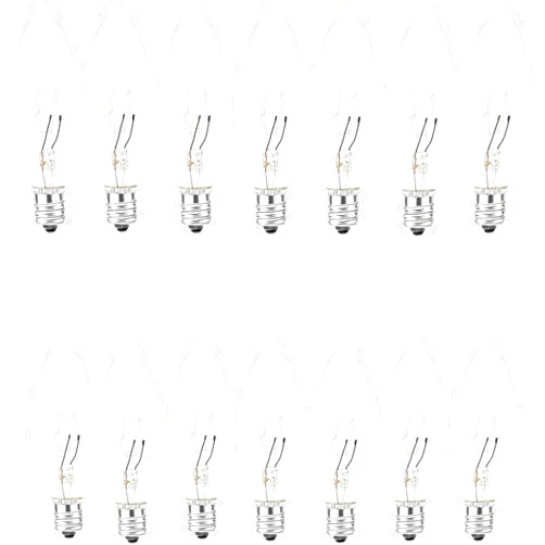 MMBGJKG E12 Candle Light Bulbs,7W Candelabra Light Bulbs, Replacement Light Bulbs for Electric Candle Lamps，C26 Replacement Night Light Bulb for Electric Window Candle Lights ﻿ (7w-15pack)