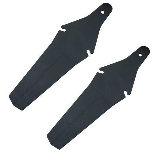 ZYAMY 2pcs Folding Road Fenders Bike Bicycle Cycling Tire Rear Fenders for Bike Accessories 33 x 10cm Black