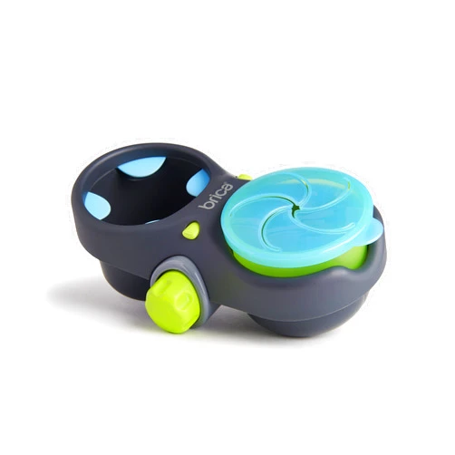 Munchkin® Brica® Deluxe Snack Pod®, Blue/Grey, 61365