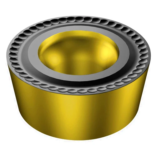 Sandvik Coromant, RCMT 43 M0 4315, CoroTurn 107 Insert for Turning, Carbide, Round, Neutral Cut, 4315 Grade, Ti(C,N)+Al2O3+TiN, Inveio™ Coating Technology (Pack of 10)
