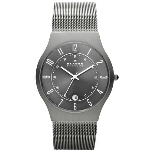 Skagen Men's Sundby Quartz Analog Stainless Steel and Mesh Watch