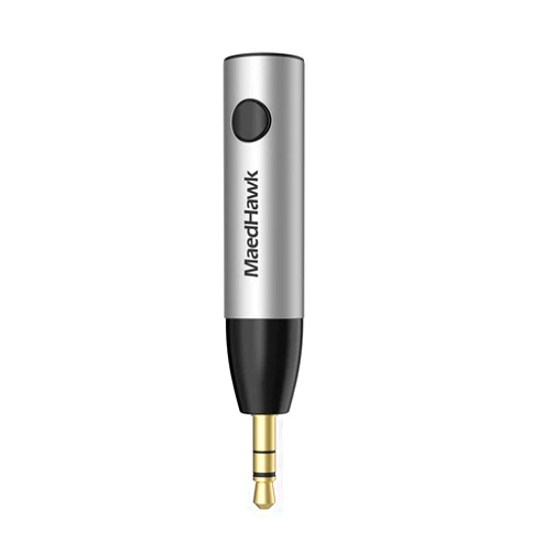 MaedHawk Bluetooth 5.0 Receiver, MaedHawk Bluetooth Aux Adapter/Portable Wireless Audio Car Kit (A2DP, Built in Microphone, Dual Link) with 3.5mm Jack for Home Music Streaming Stereo Headphones Speakers