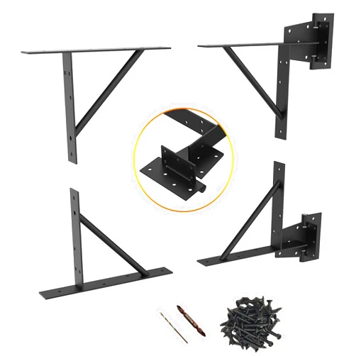 Kunzye Gate Corner Brace Bracket Heavy Duty Adjustable No Sag Kit Durable Solid Iron for Shed Doors,Driveway Gates,Corral Gates,Wood Windows,Gate Frame Kit,Gate Hardware