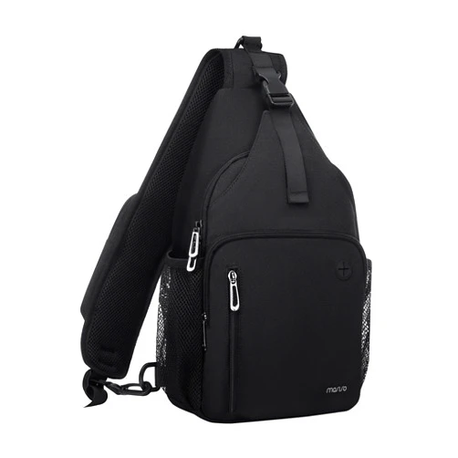 MOSISO Sling Backpack Bag, Crossbody Shoulder Bag Travel Hiking Daypack Chest Bag with Front Square Pocket&USB Charging Port