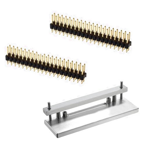 Vilros Heavy Duty Hammer-in Pin Header Install Rig for Raspberry Pi Zero with Two 40 Pin Headers-Easy Pin Header Installation Solution for a Raspberry Pi Zero-No Soldering Required