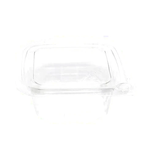 Eatery Essentials Koda Cup Hinged-Lid Tamper-Evident Container, 12oz, RPET, Clear