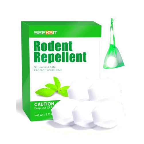 SEEKBIT 5 Pack Rodent Repellent Peppermint Oil to Repels Mice and Rats Squirrel and Other Rodents for Home Garages RV Closets Trucks Car Engines, Mouse Deterrent for Keep Mice Out