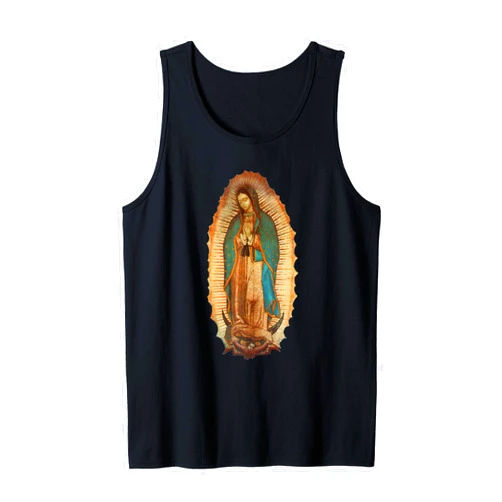 Virgin Mary Linda Y Querida Co Our Lady Virgen De Guadalupe Virgin Mary Tank Top
