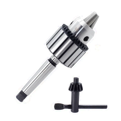 JESTUOUS Drill Chuck JESTUOUS B16 Key Type 1/2 Inch(1-13mm) with MT2 Morse Taper Arbor Heavy Duty Chucks