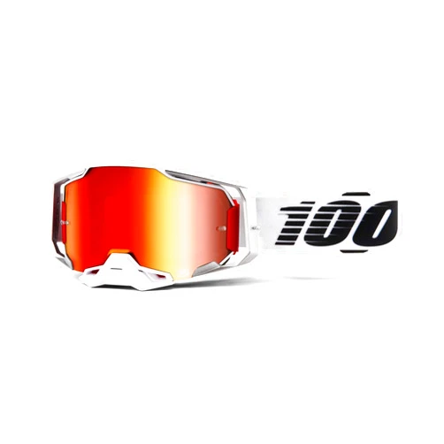 100% ARMEGA Premium Protective Sport Goggles with Ultra HD Lens & Nose Guard (Lightsaber - Mirror Red Lens)