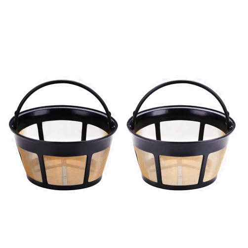 ÖSSZEFUT Reusable Coffee Filter, fits Mr. Coffee 12 Cup Coffee Maker Coffee Filters 10-12 Cup Basket (2 PCS)
