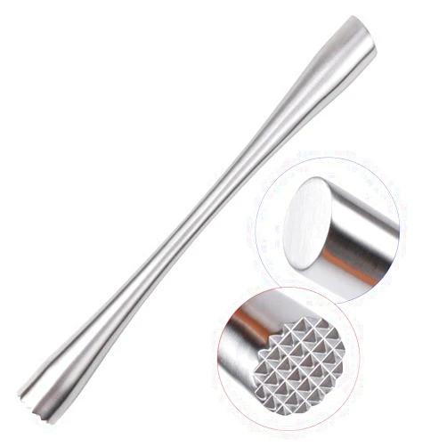 JSYPWEIJIE Ice Crushing Rod Ice Crushing Hammer Stainless Steel Cocktail Muddler for Bars Restaurants Cocktail Milk Tea