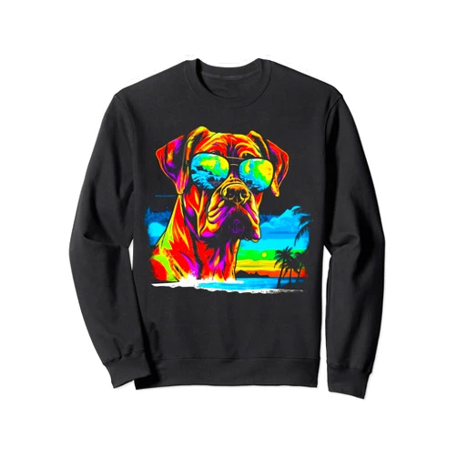 DoggoUnleashed Clothing Boxer Dog Summer Sweatshirt