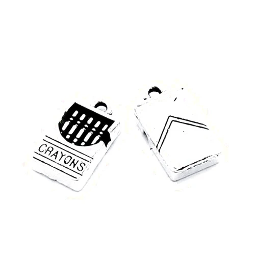 BMAK CHARMS Antique Silver Plated Jewelry Making Charms Suppliers Wholesale Q7VC1E Crayon