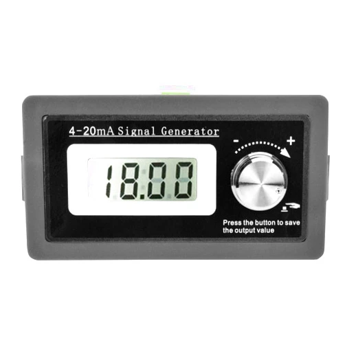 Samfox 4-20mA Signal Generator, 3-21mA Adjustable High Precision DC Current Analog Simulator Two-Wire Transducer Test Signal Generator DIY Kit JS-420ISG-V2