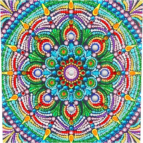MXJSUA Diamond Art Painting Kits for Adults, 5D Special Shape Diamond Art Kits, Crystal Rhinestones Diamond Gem Art Painting for Home Wall Decoration 12×12inch, Kaleidoscope