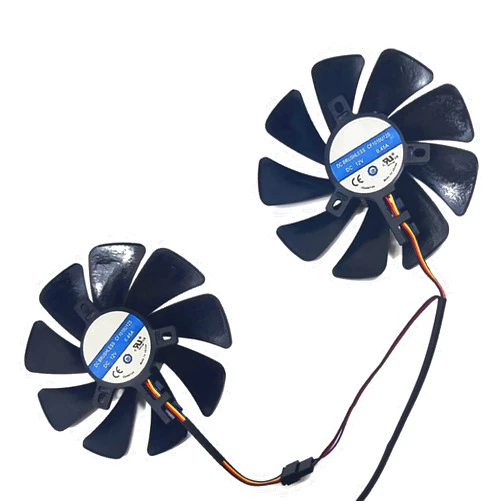 WLQTKST Graphics Card Cooling Fans Suitable for POWERCOLOR for DATALAND RX 6600 6600XT 6650XT Red Devil Series Desktop CF1010U12S 95mm 12V 0.45A 4Pin Video Card Cooler Fans GPU Fan
