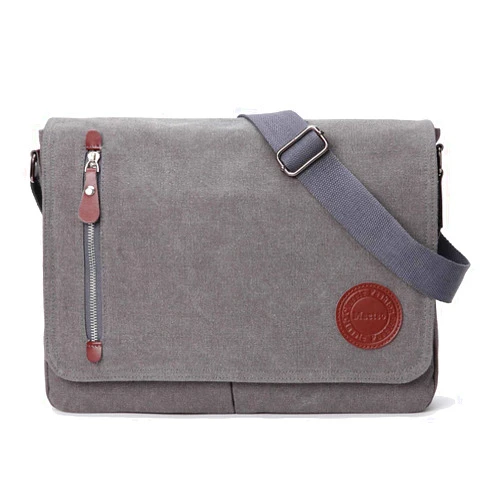 Mactso Vintage Canvas Satchel Messenger Bag for Men Women,Travel Shoulder bag 13.5