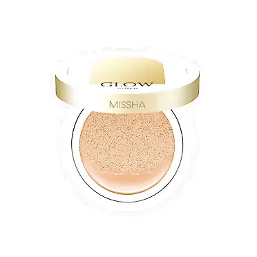 MISSHA Glow Cushion No.23 Natural Beige for Natural Skin I Radiant & Moisturizing Skin with Buildable Coverage