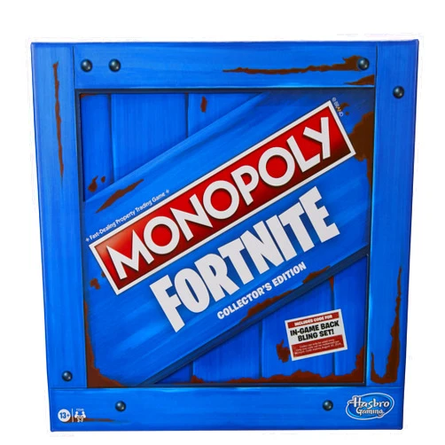 Monopoly: Fortnite Collector's Edition Board Game Inspired by Fortnite Video Game, Board Game for Teens and Adults, Ages 13 and Up