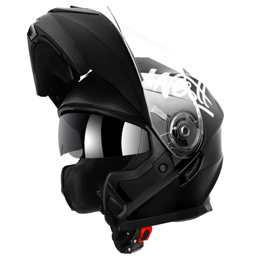 Westt Motorcycle Modular Helmets - Full Face Motorcycle Helmet with Flip up Dual Visor, DOT Approved Open Face Modular Helmets for Adults Motorcycle, Men Women Helmet for Motorbike Street Bikes ATV