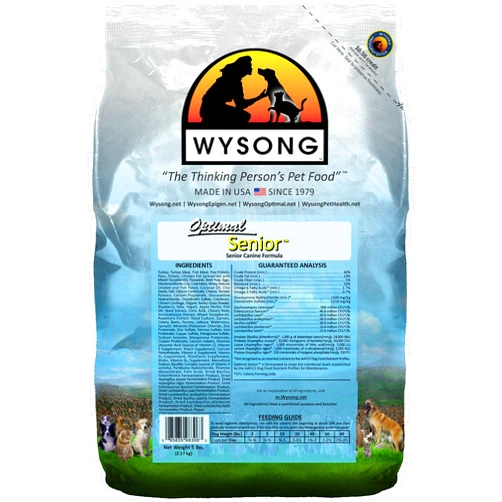 Wysong Optimal Senior - Senior Canine Formula Dog Food- 5 Pound Bag
