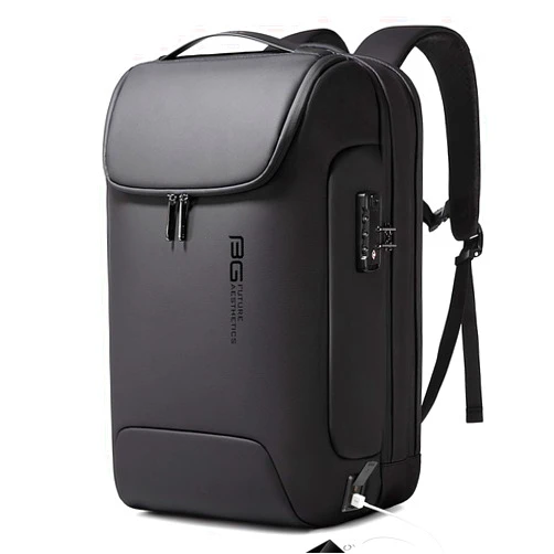 BANGE Men's Anti-Theft Backpack,Waterproof Fashion Travel Backpacks,High Tech Backpack with USB3.0 Charging Port,Business Laptop Backpack Fits 17.3 Inch Notebook…