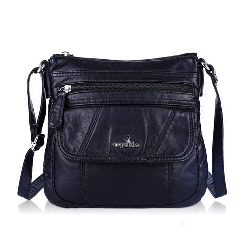 Angel Kiss Crossbody Bags for Women PU Leather Shoulder Handbag Ladies Purses and Handbag with adjustable Strap